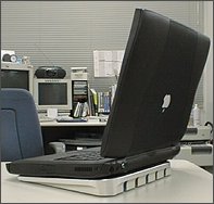 静冷台に乗せたPB